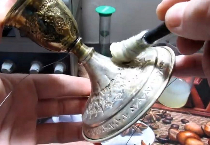 Процесс серебрения
